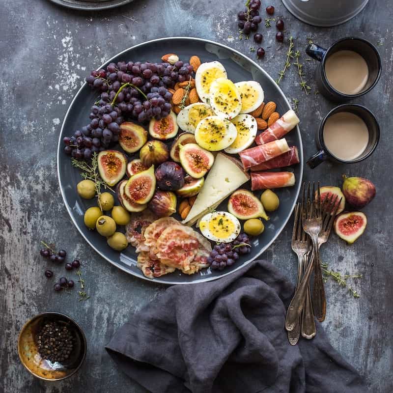 photo of beautiffy arrange food