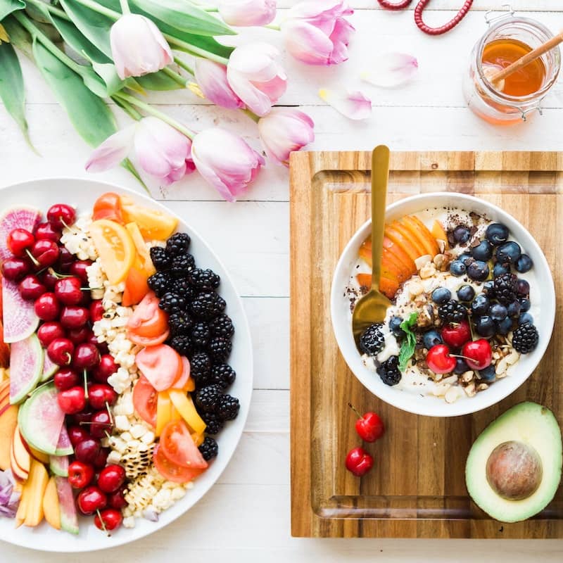 photo of beautiffy arrange food